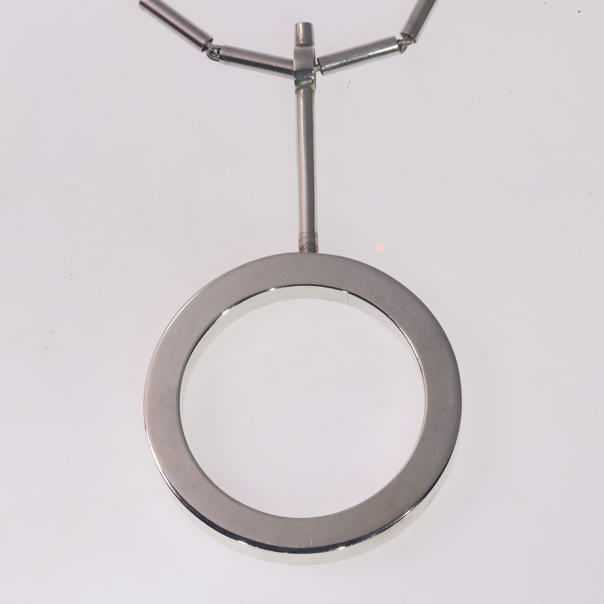 Artist Jewelry by Chris Steenbergen silver necklace and pendant